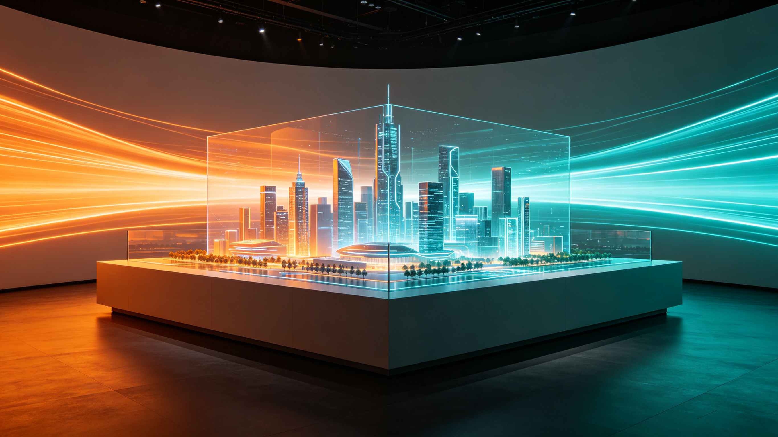 数字城市沙盘互动系统 | Digital Urban Sand Table
